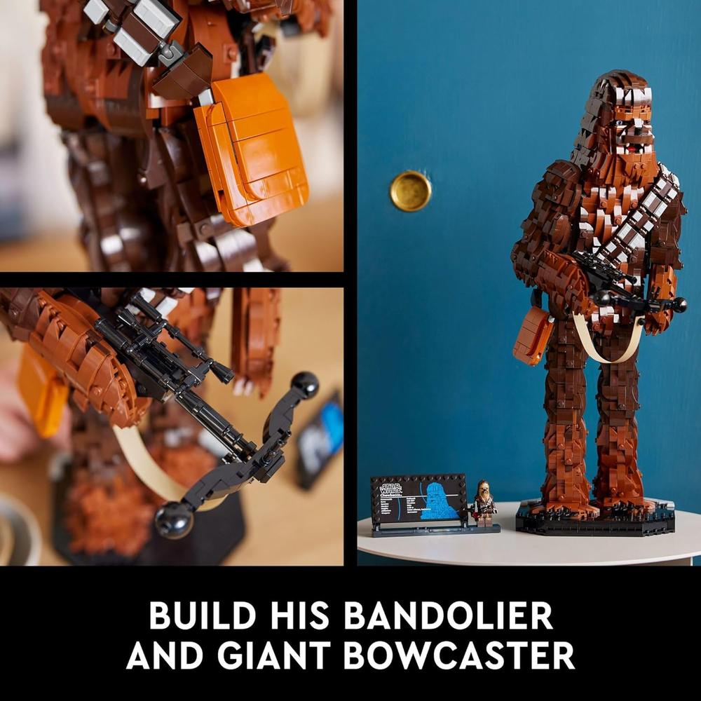LEGO STAR WARS CHEWBACCA FIGURA COLECCIONABLE PARA ARMAR Y EXHIBIR - 4