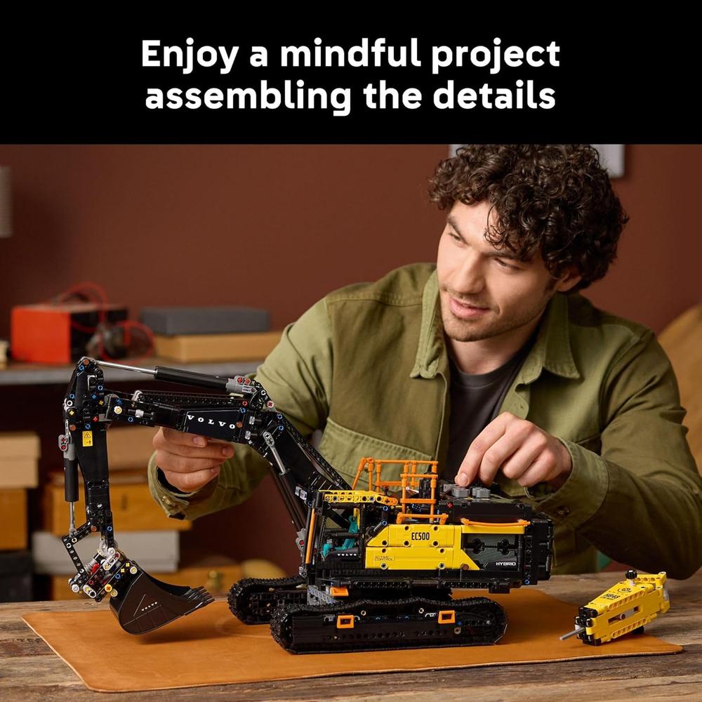 LEGO TECHNIC EXCAVADORA VOLVO EC500, KIT DE CONSTRUCCIÓN PARA ADULTOS - 3