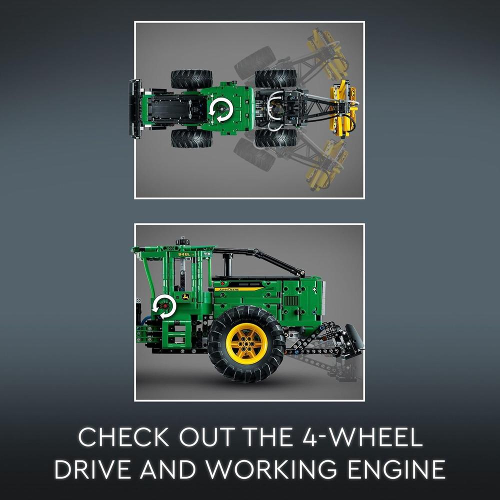 LEGO TECHNIC JOHN DEERE TRACTOR AVANZADO KIT DE CONSTRUCCIÓN DE INGENIERÍA PARA NIÑOS - 5