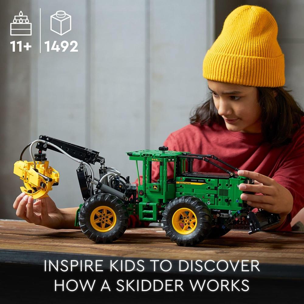 LEGO TECHNIC JOHN DEERE TRACTOR AVANZADO KIT DE CONSTRUCCIÓN DE INGENIERÍA PARA NIÑOS - 6