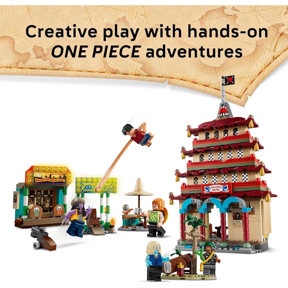 LEGO ONE PIECE BATALLA EN ARLONG PARK, SET DE CONSTRUCCIÓN Y 5 FIGURAS - 4