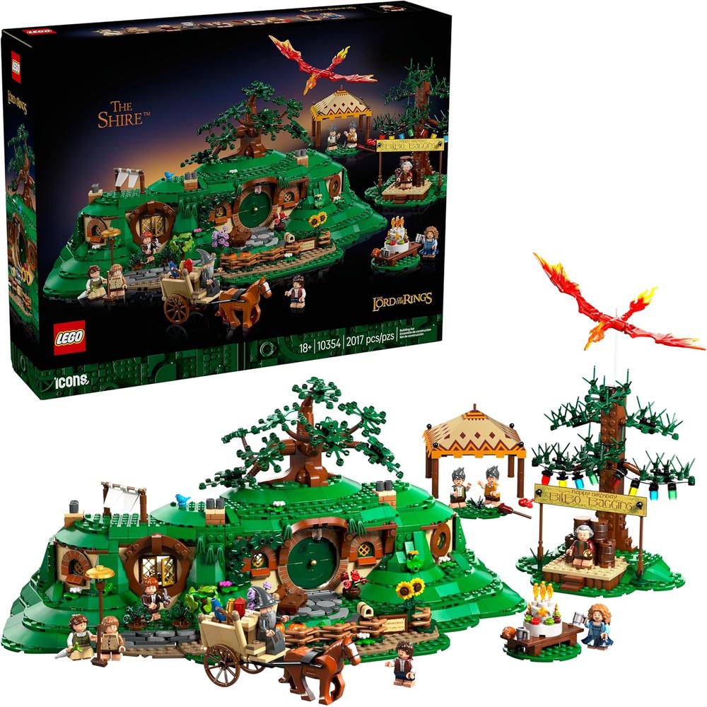 LEGO ICONS EL SEÑOR DE LOS ANILLOS: LA COMARCA, SET DIY COLECCIONABLE - 1