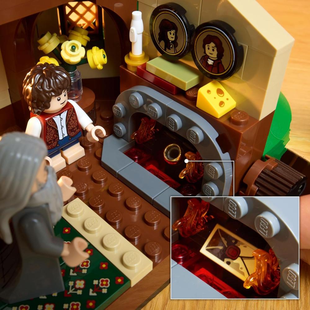 LEGO ICONS EL SEÑOR DE LOS ANILLOS: LA COMARCA, SET DIY COLECCIONABLE - 5