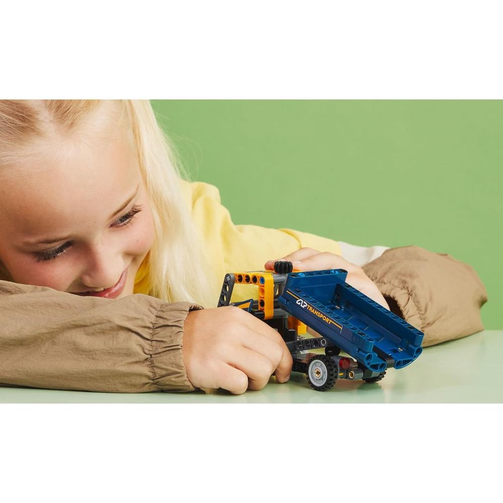 LEGO TECHNIC CAMIÓN VOLQUETE 2 EN 1 QUE SE TRANSFORMA EN EXCAVADORA JUGUETE - 2