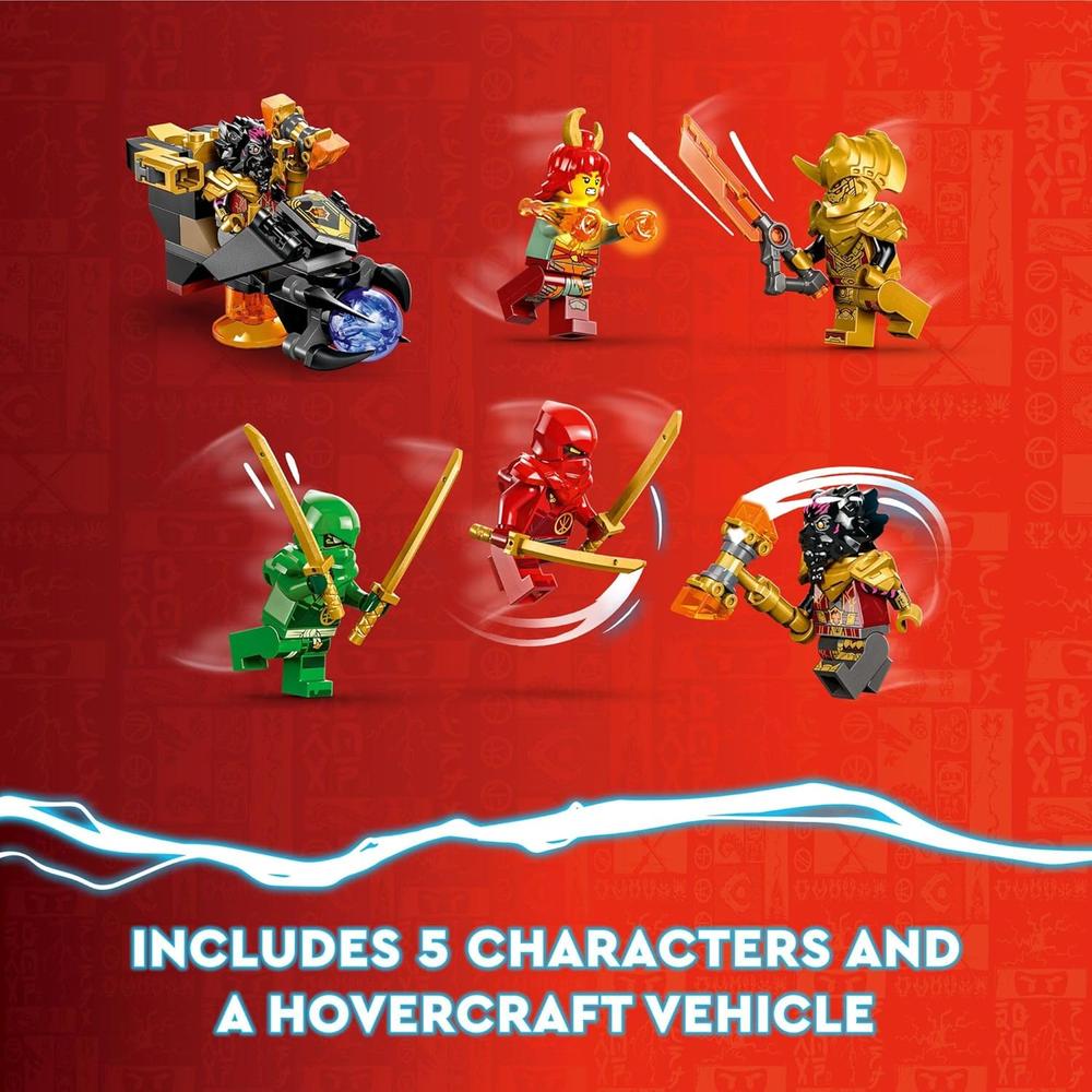 LEGO NINJAGO HEATWAVE DRAGÓN DE LAVA CON VEHÍCULO Y 5 FIGURAS - 4