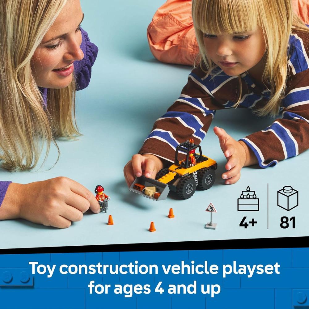 LEGO CITY CARGADORA DE RUEDAS AMARILLA, JUGUETE SENSORIAL DE CONSTRUCCIÓN - 2