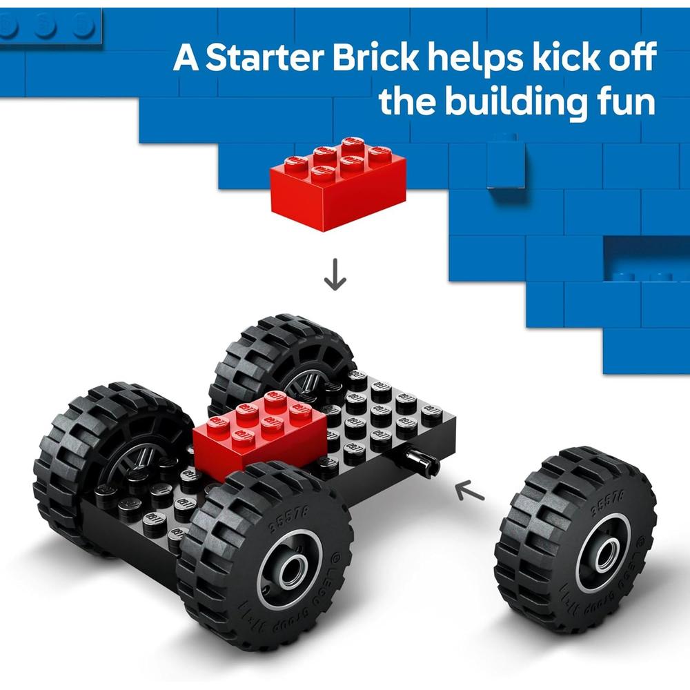 LEGO CITY CARGADORA DE RUEDAS AMARILLA, JUGUETE SENSORIAL DE CONSTRUCCIÓN - 3