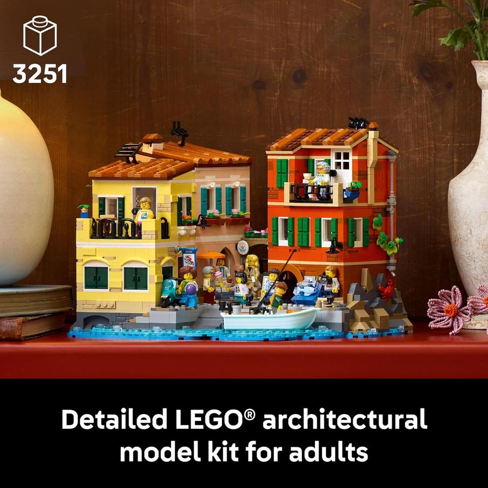 LEGO IDEAS RIVIERA ITALIANA, CONSTRUCCIÓN Y DECORACIÓN DIY PARA ADULTOS - 2