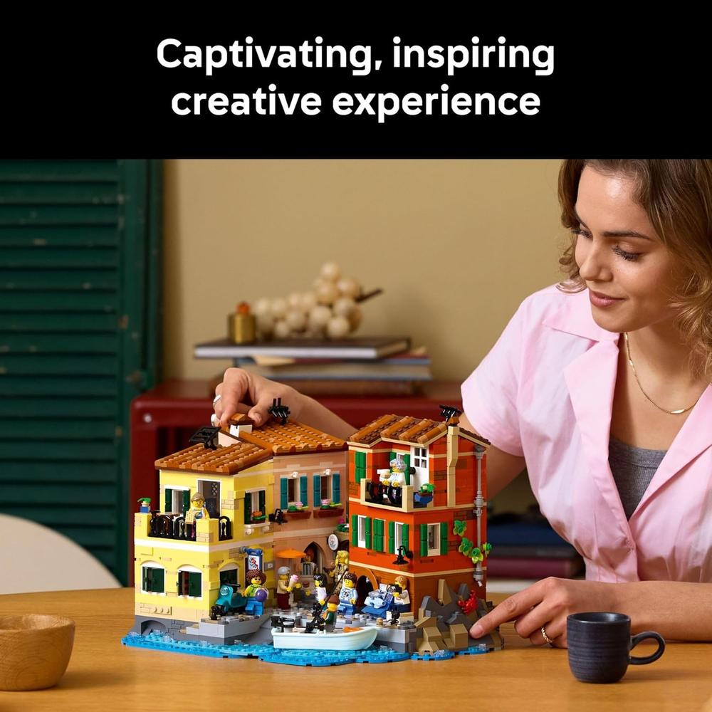LEGO IDEAS RIVIERA ITALIANA, CONSTRUCCIÓN Y DECORACIÓN DIY PARA ADULTOS - 3