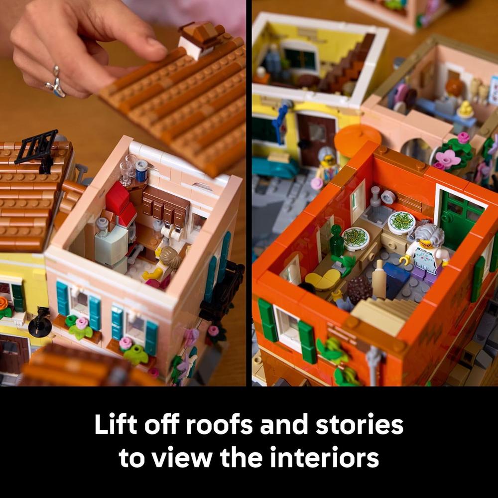 LEGO IDEAS RIVIERA ITALIANA, CONSTRUCCIÓN Y DECORACIÓN DIY PARA ADULTOS - 4
