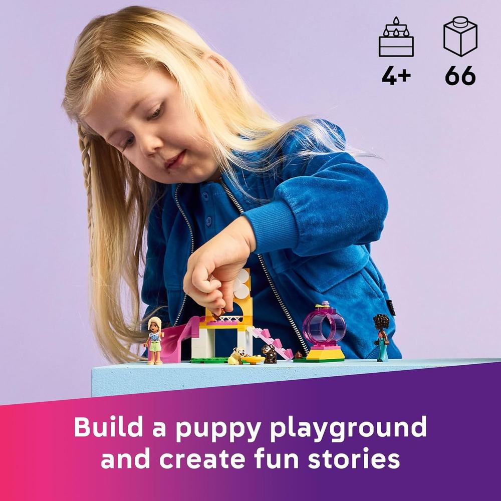 LEGO FRIENDS PARQUE DE CACHORROS, CONSTRUCCIÓN Y JUEGO CON PERROS Y MINIMUÑECAS - 2