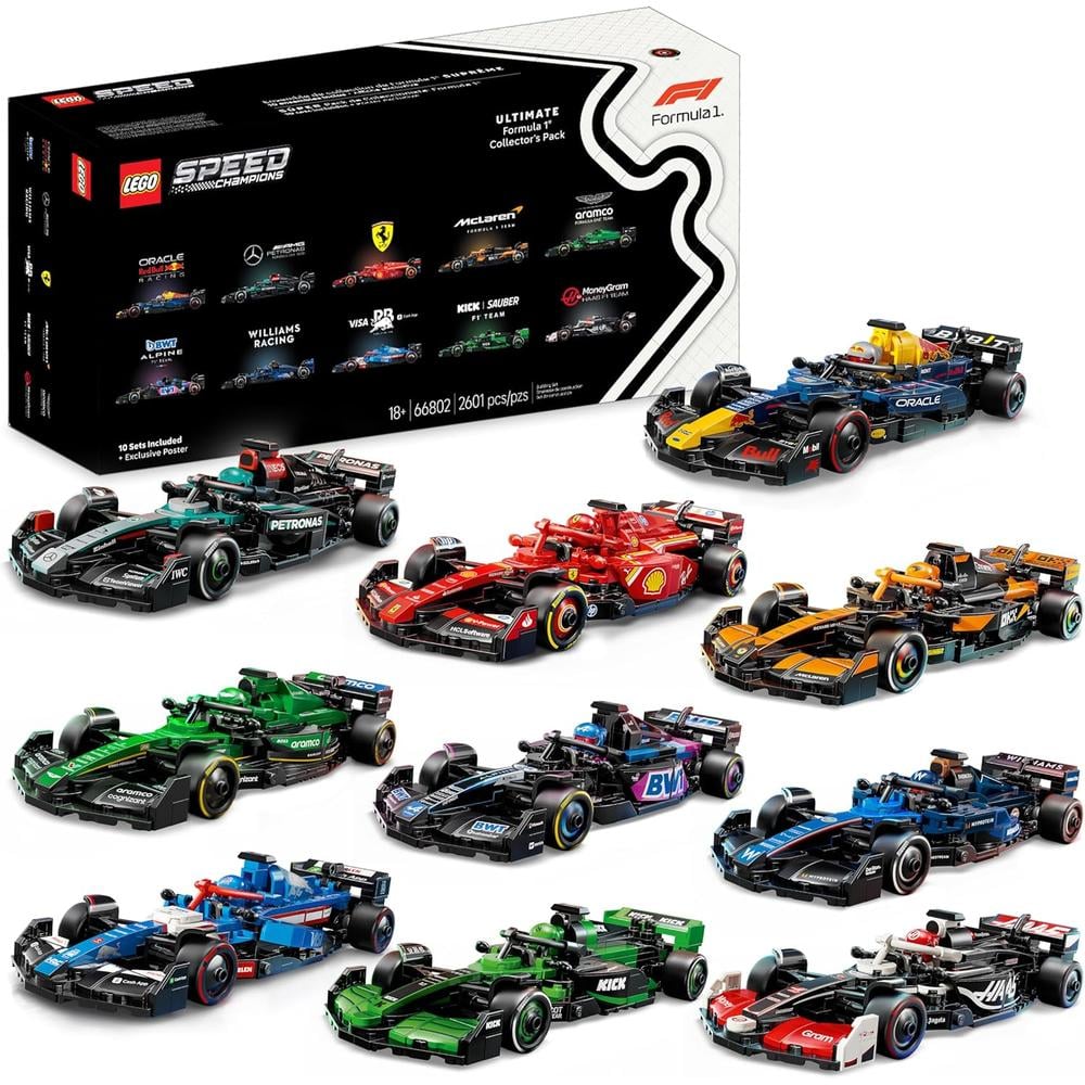LEGO SPEED CHAMPIONS ULTIMATE F1 COLLECTOR'S PACK, 10 SETS EN 1 - 1