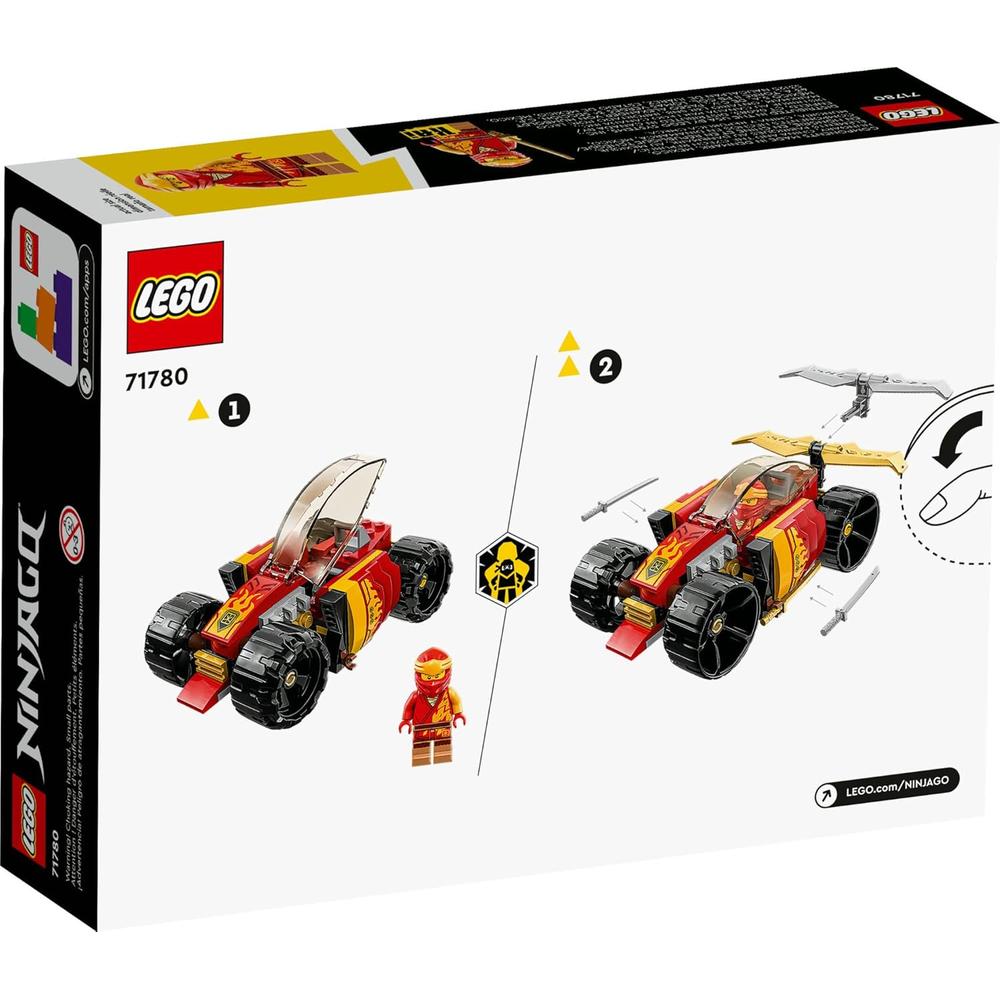LEGO NINJAGO COCHE DE CARRERAS EVO DE KAI SET DE VEHÍCULO NINJA CON FIGURA DE ACCIÓN - 6