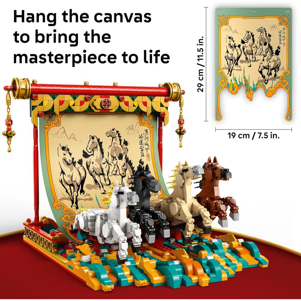 LEGO FESTIVAL DE PRIMAVERA, CABALLO AL GALOPE, DECORACIÓN PARA AÑO NUEVO - 3