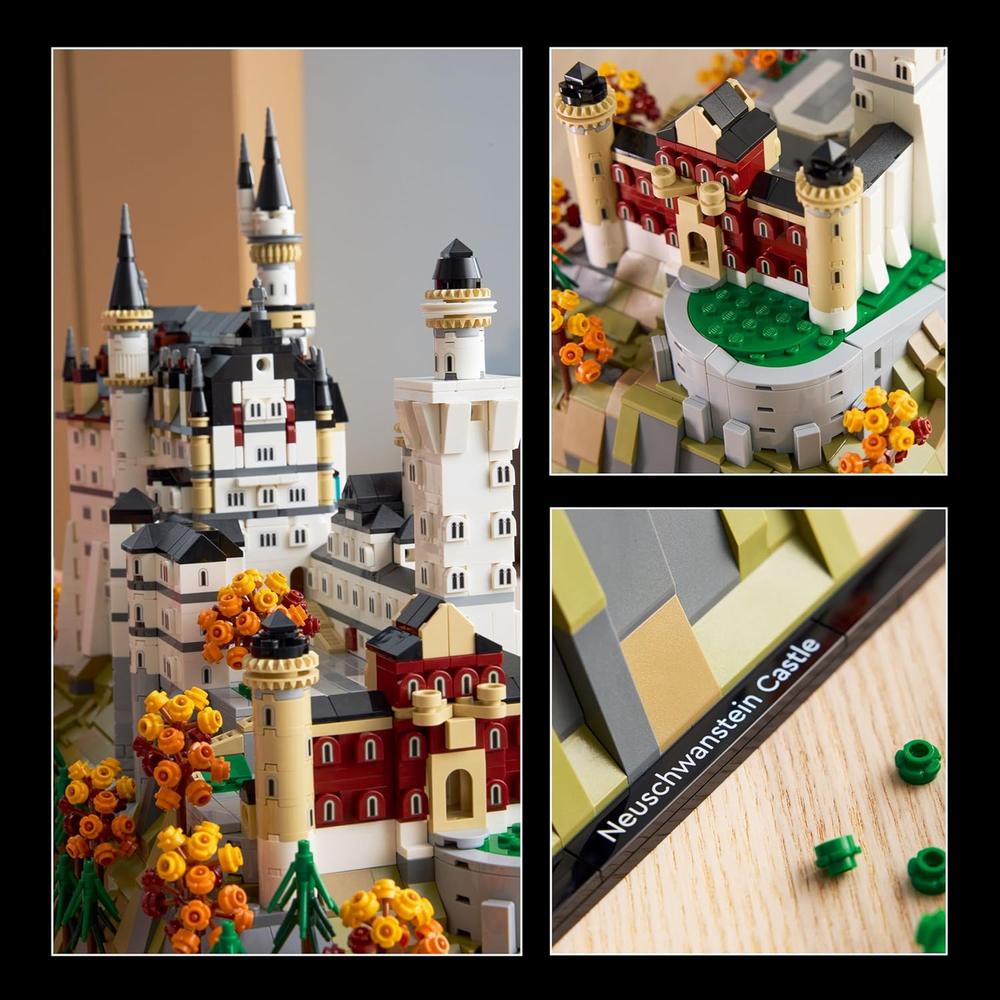 LEGO ARCHITECTURE CASTILLO DE NEUSCHWANSTEIN, MAQUETA COLECCIONABLE - 5