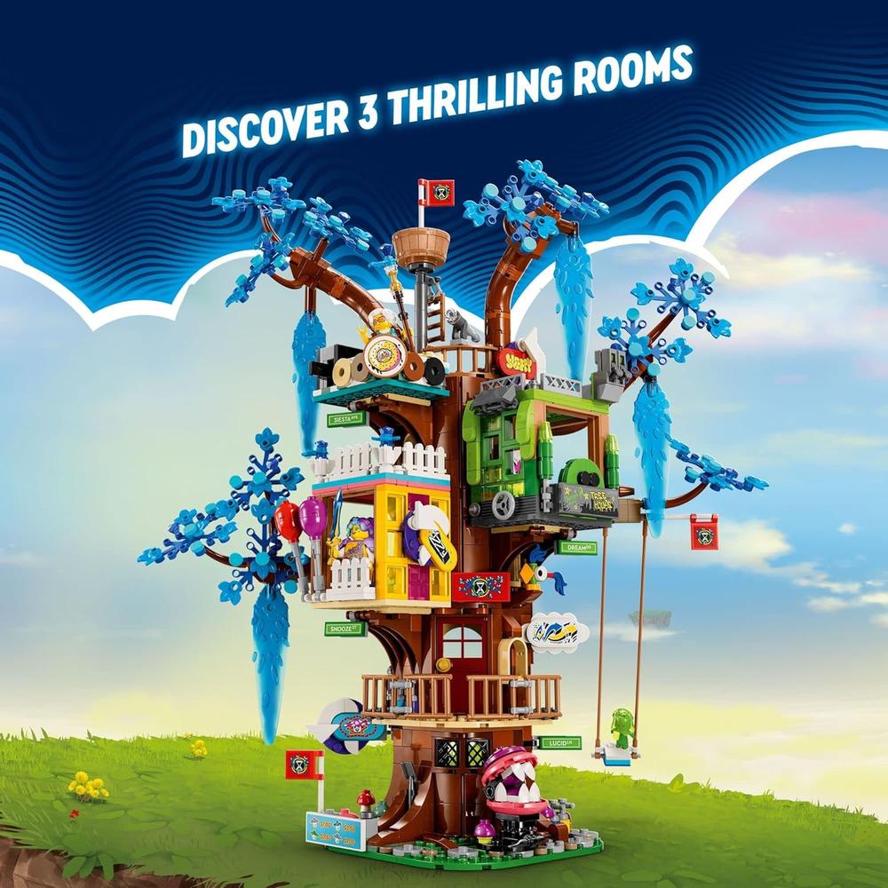LA FANTÁSTICA CASA DEL ÁRBOL LEGO DREAMZZZ SET DE CONSTRUCCIÓN CON 3 HABITACIONES Y MINIFIGURAS - 3