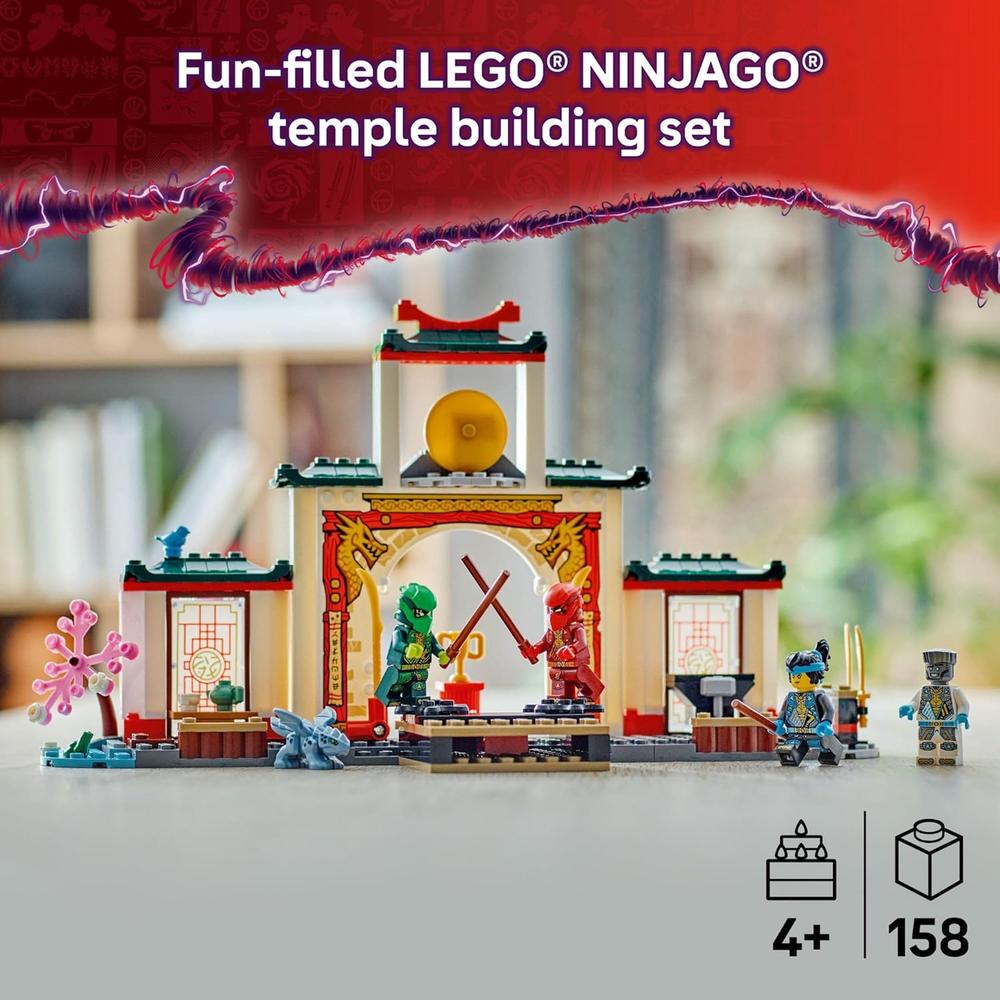 LEGO NINJAGO TEMPLO NINJA SPINJITZU, INCLUYE 4 MINIFIGURAS, JUEGO DE SIMULACIÓN - 2