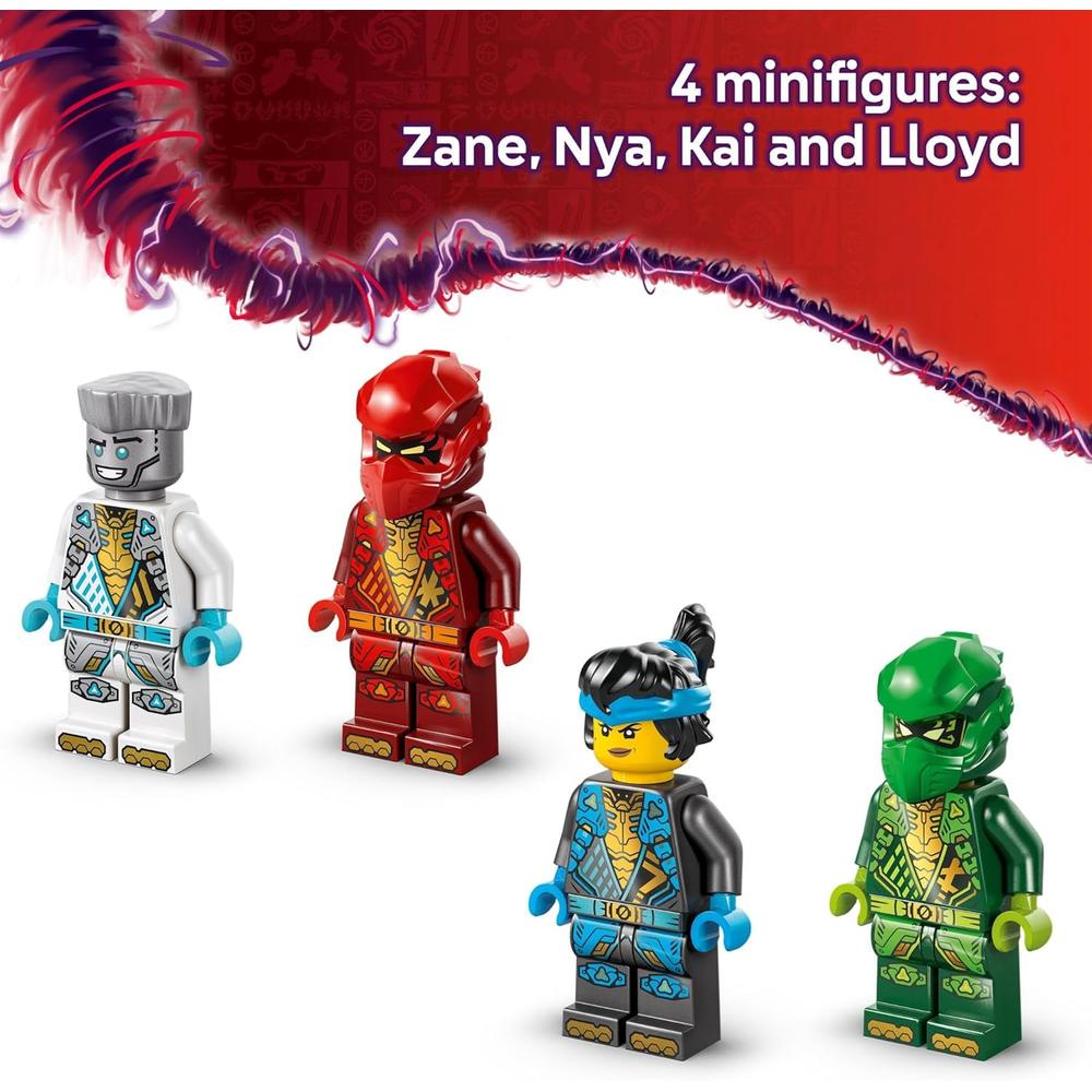 LEGO NINJAGO TEMPLO NINJA SPINJITZU, INCLUYE 4 MINIFIGURAS, JUEGO DE SIMULACIÓN - 6