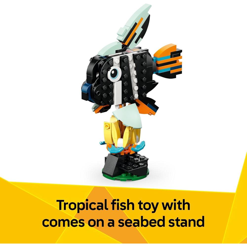 LEGO CREATOR 3 EN 1 ANIMALES SALVAJES, JUGUETE DE CONSTRUCCIÓN DE TUCÁN - 5