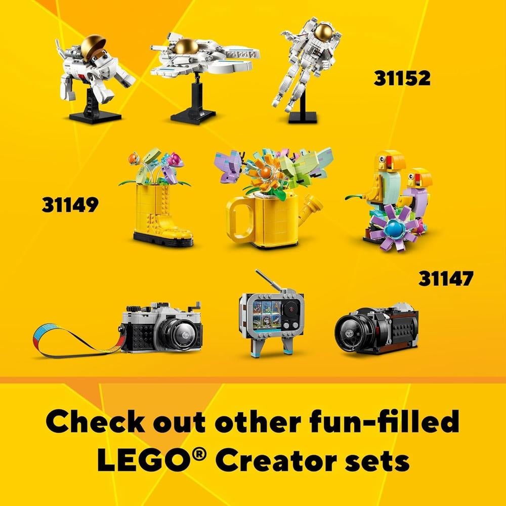 LEGO CREATOR 3 EN 1 PATINES RETRO, SE TRANSFORMA A MONOPATÍN Y RADIOCASETE - 6