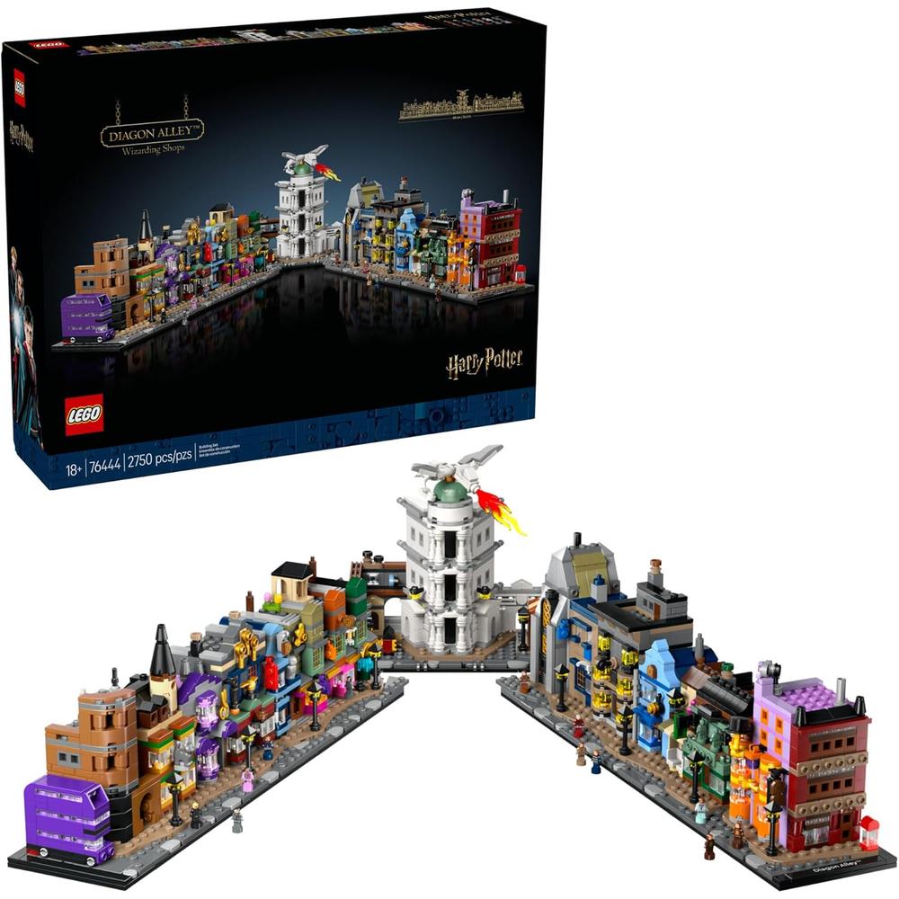 LEGO HARRY POTTER CALLEJÓN DIAGON TIENDAS DE MAGIA, SET COLECCIONABLE PARA ADULTOS - 1
