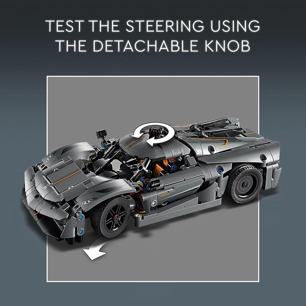 LEGO TECHNIC KOENIGSEGG JESKO ABSOLUT, COCHE DEPORTIVO PARA ARMAR - 5