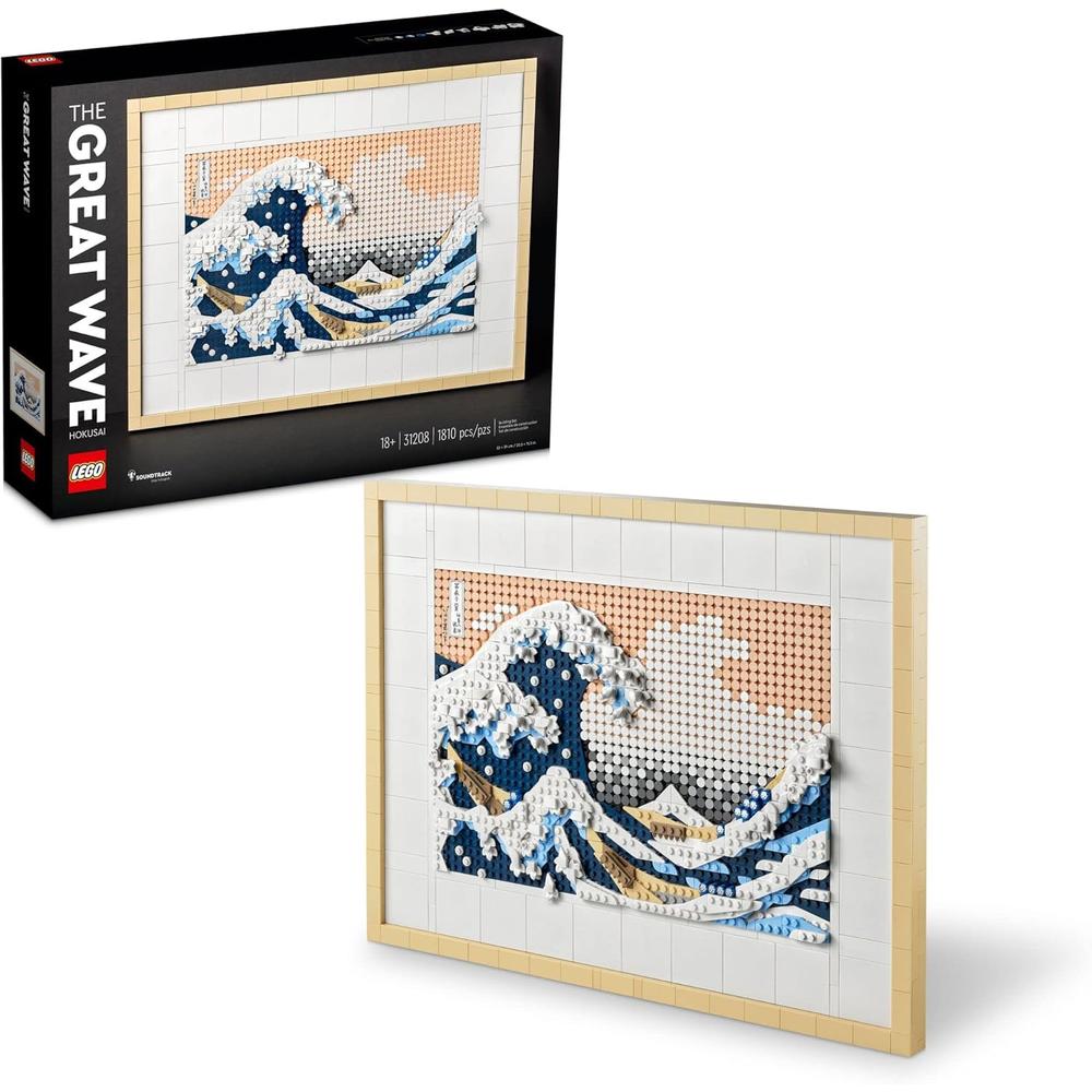 LEGO ART HOKUSAI LA GRAN OLA SET DE ARTE JAPONÉS ENMARCADO PARA PARED - 1
