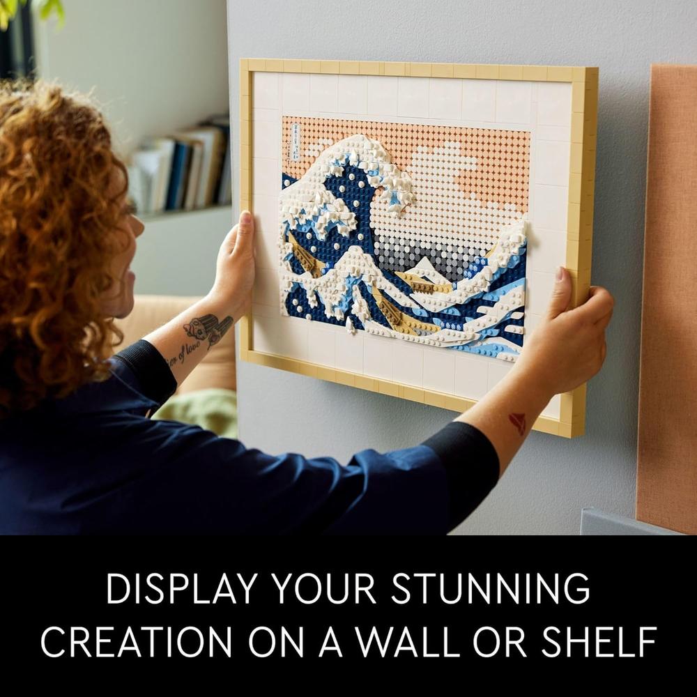 LEGO ART HOKUSAI LA GRAN OLA SET DE ARTE JAPONÉS ENMARCADO PARA PARED - 3