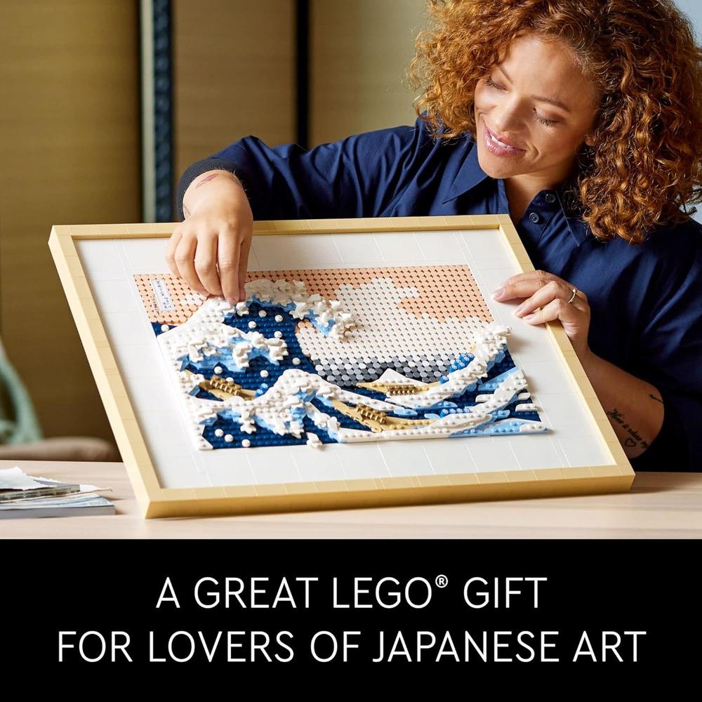 LEGO ART HOKUSAI LA GRAN OLA SET DE ARTE JAPONÉS ENMARCADO PARA PARED - 6
