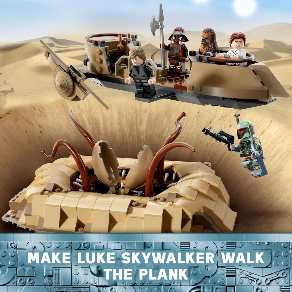 LEGO STAR WARS EL RETORNO DEL JEDI ESQUIFE DEL DESIERTO CON POZO DE SARLACC - 5
