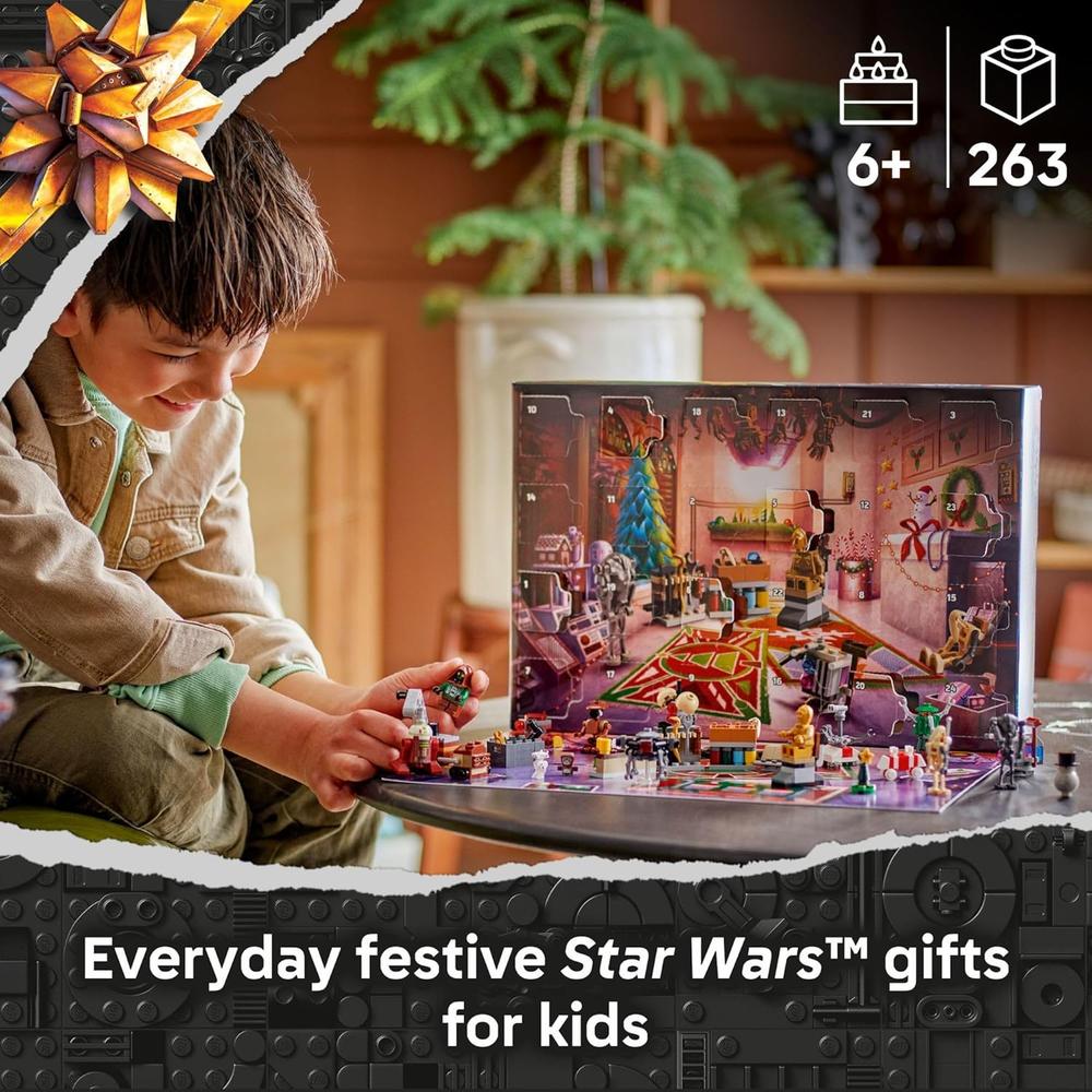 CALENDARIO DE ADVIENTO LEGO STAR WARS 2025, 24 JUGUETES Y MINIFIGURAS - 2