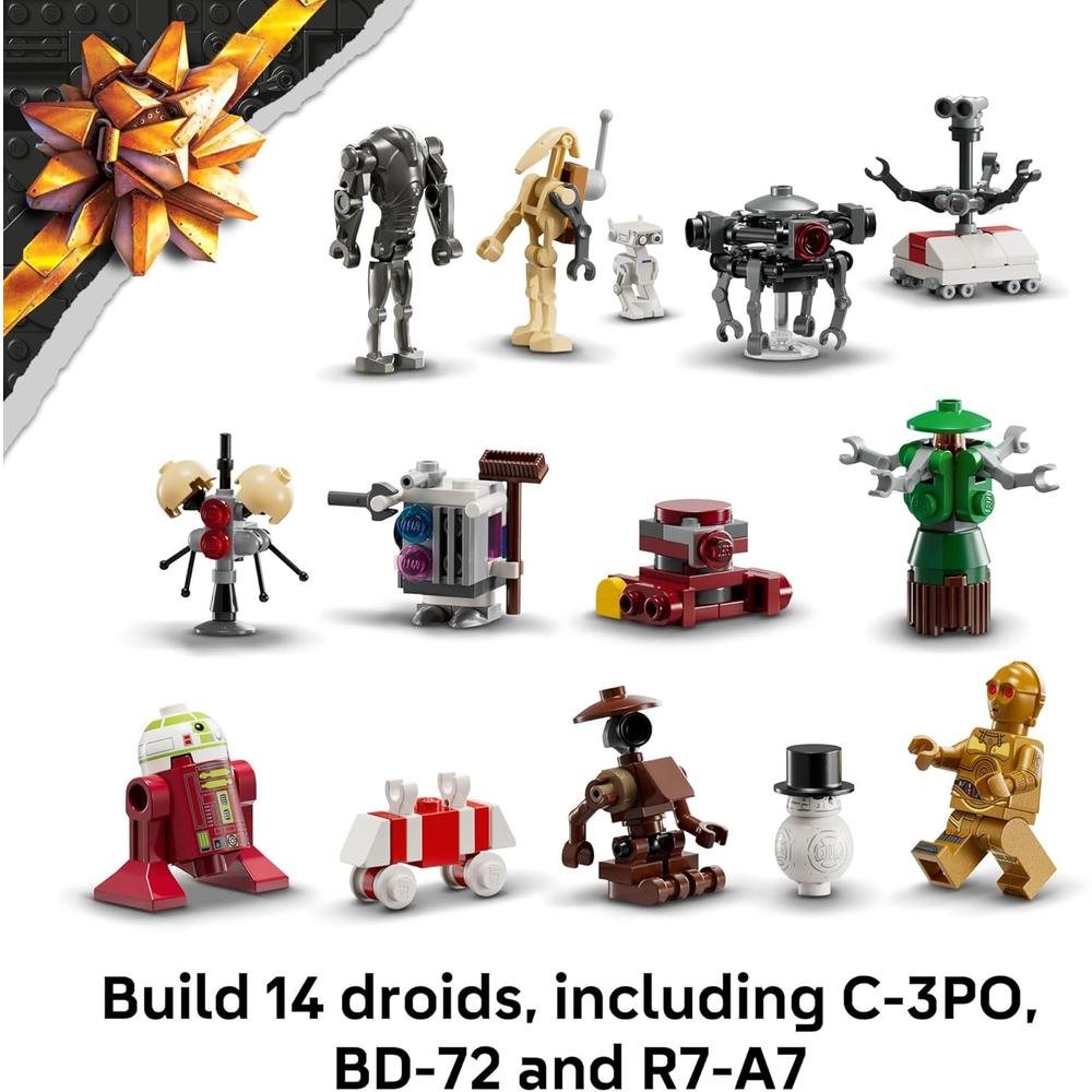 CALENDARIO DE ADVIENTO LEGO STAR WARS 2025, 24 JUGUETES Y MINIFIGURAS - 6