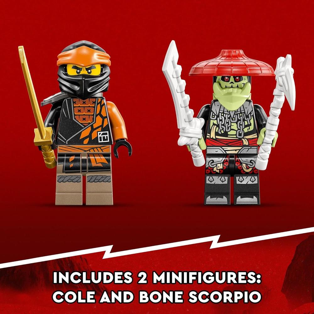 LEGO NINJAGO DRAGÓN DE TIERRA EVO DE COLE SET DE ACCIÓN CON FIGURAS DE BATALLA - 5