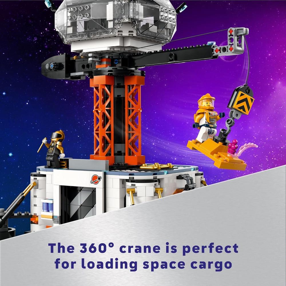 LEGO CITY BASE ESPACIAL Y PLATAFORMA DE LANZAMIENTO CON 6 MINIFIGURAS - 5