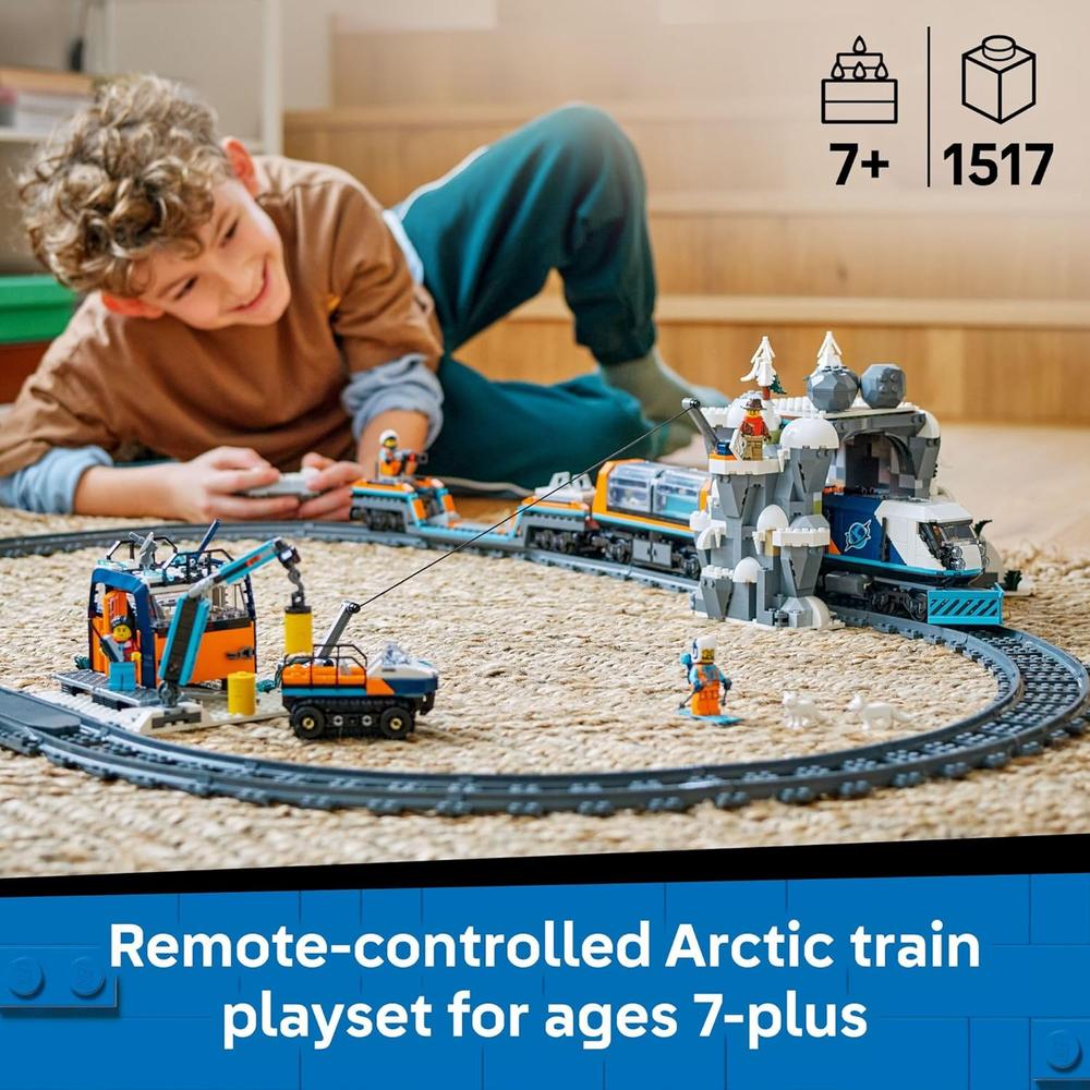 LEGO CITY TREN EXPRESO POLAR ÁRTICO, CONSTRUCCIÓN CON 6 MINIFIGURAS - 2