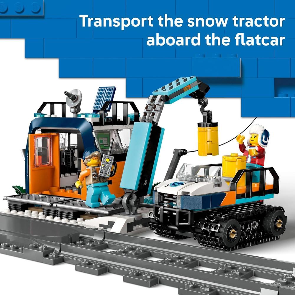 LEGO CITY TREN EXPRESO POLAR ÁRTICO, CONSTRUCCIÓN CON 6 MINIFIGURAS - 4