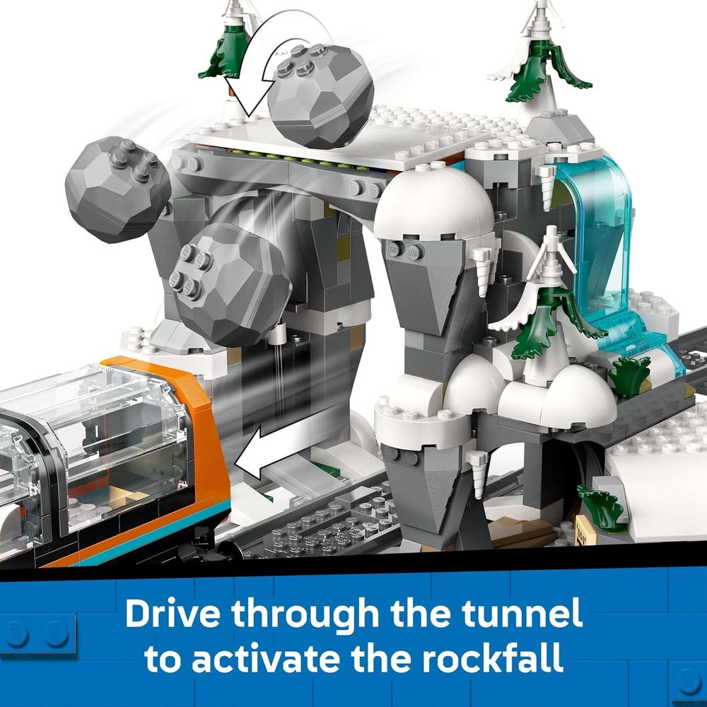 LEGO CITY TREN EXPRESO POLAR ÁRTICO, CONSTRUCCIÓN CON 6 MINIFIGURAS - 5