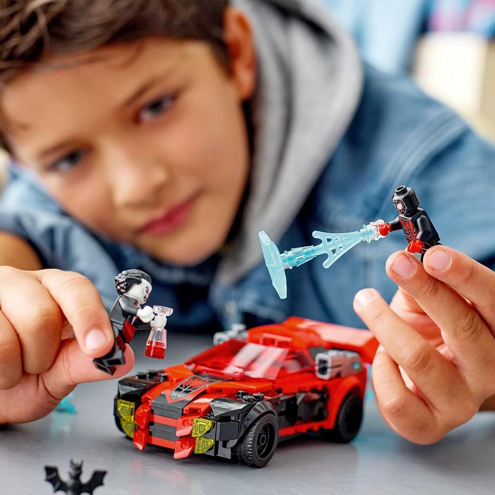LEGO MARVEL SPIDER-MAN VS MORBIUS SET DE COCHE DE CARRERAS CON MINIFIGURAS - 4