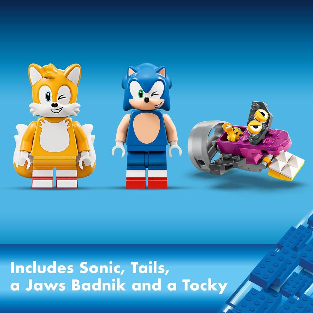 LEGO SONIC BARCO DE AVENTURAS DE TAILS CON PERSONAJES Y ESQUÍS ACUÁTICOS - 6
