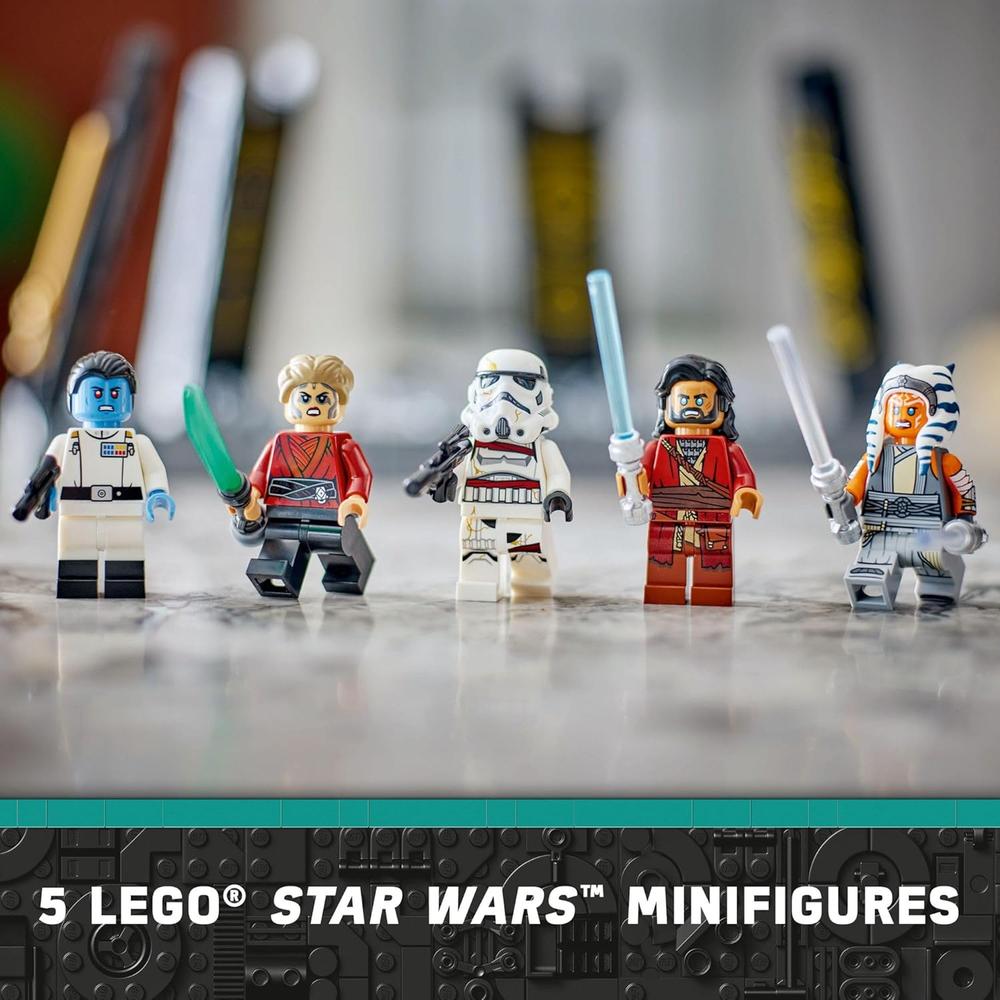 LEGO STAR WARS DUELO DE AHSOKA TANO EN PERIDEA, SET DE CONSTRUCCIÓN CON 5 MINIFIGURAS - 6