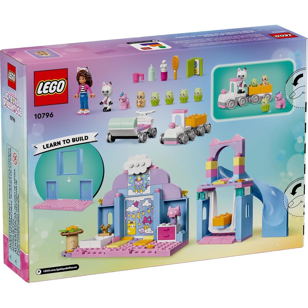 LEGO GABBY'S DOLLHOUSE, SET DE JUEGO DE MASCOTAS CON COCHE ROSA, TOBOGÁN Y FIGURAS - 6
