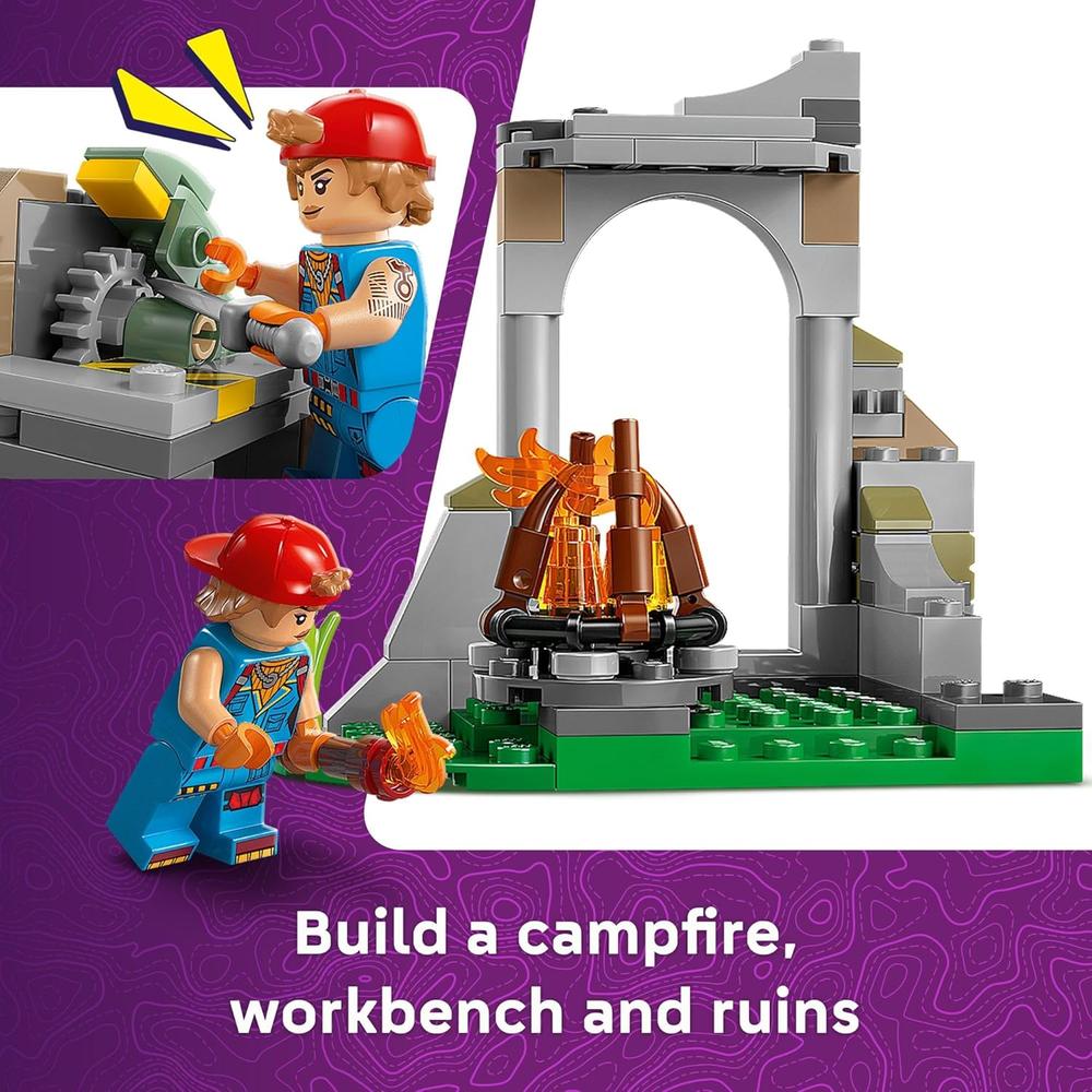 LEGO FORTNITE CAMPAMENTO DE PEELY Y SPARKPLUG, CONSTRUCCIÓN Y FIGURAS - 3