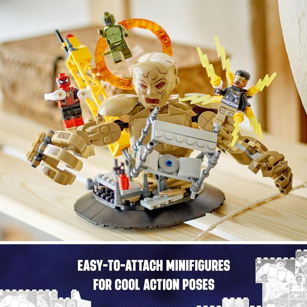 LEGO MARVEL SPIDER-MAN VS. SANDMAN, SET DE CONSTRUCCIÓN CON PIEZAS MÓVILES 10+ - 4