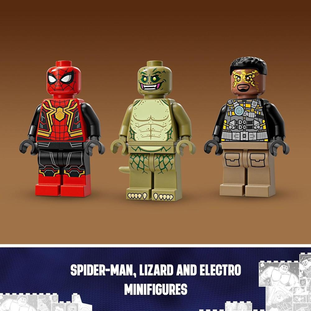 LEGO MARVEL SPIDER-MAN VS. SANDMAN, SET DE CONSTRUCCIÓN CON PIEZAS MÓVILES 10+ - 6