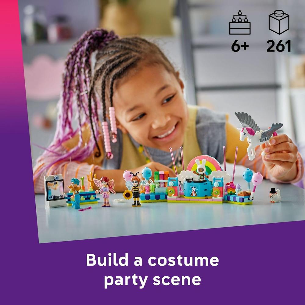 LEGO FRIENDS FIESTA DE DISFRACES CON UNICORNIO Y HADA, CONSTRUCCIÓN CREATIVA - 2