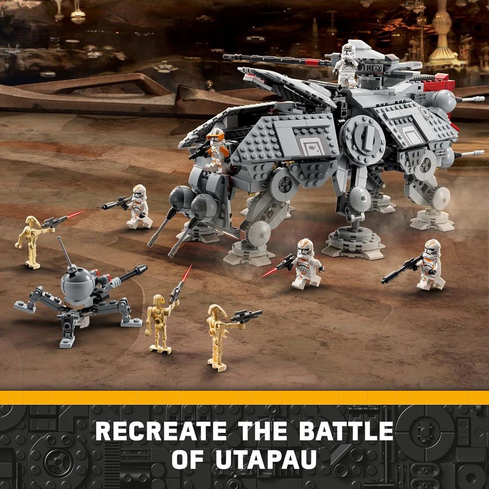 LEGO STAR WARS AT-TE WALKER SET ARTICULADO CON SOLDADOS CLON Y DROIDE DE BATALLA - 3