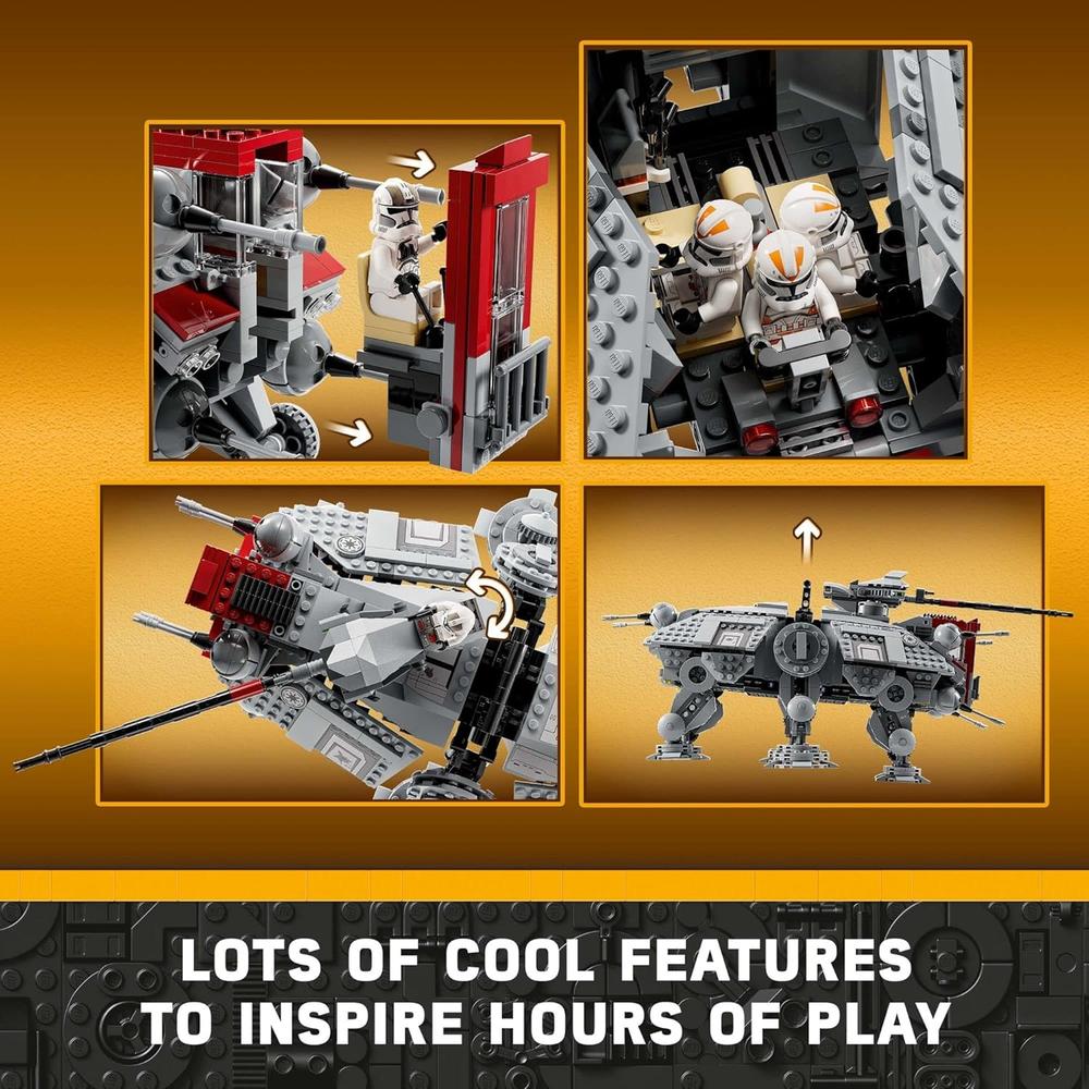 LEGO STAR WARS AT-TE WALKER SET ARTICULADO CON SOLDADOS CLON Y DROIDE DE BATALLA - 4