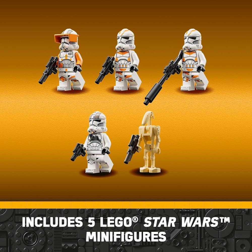 LEGO STAR WARS AT-TE WALKER SET ARTICULADO CON SOLDADOS CLON Y DROIDE DE BATALLA - 6