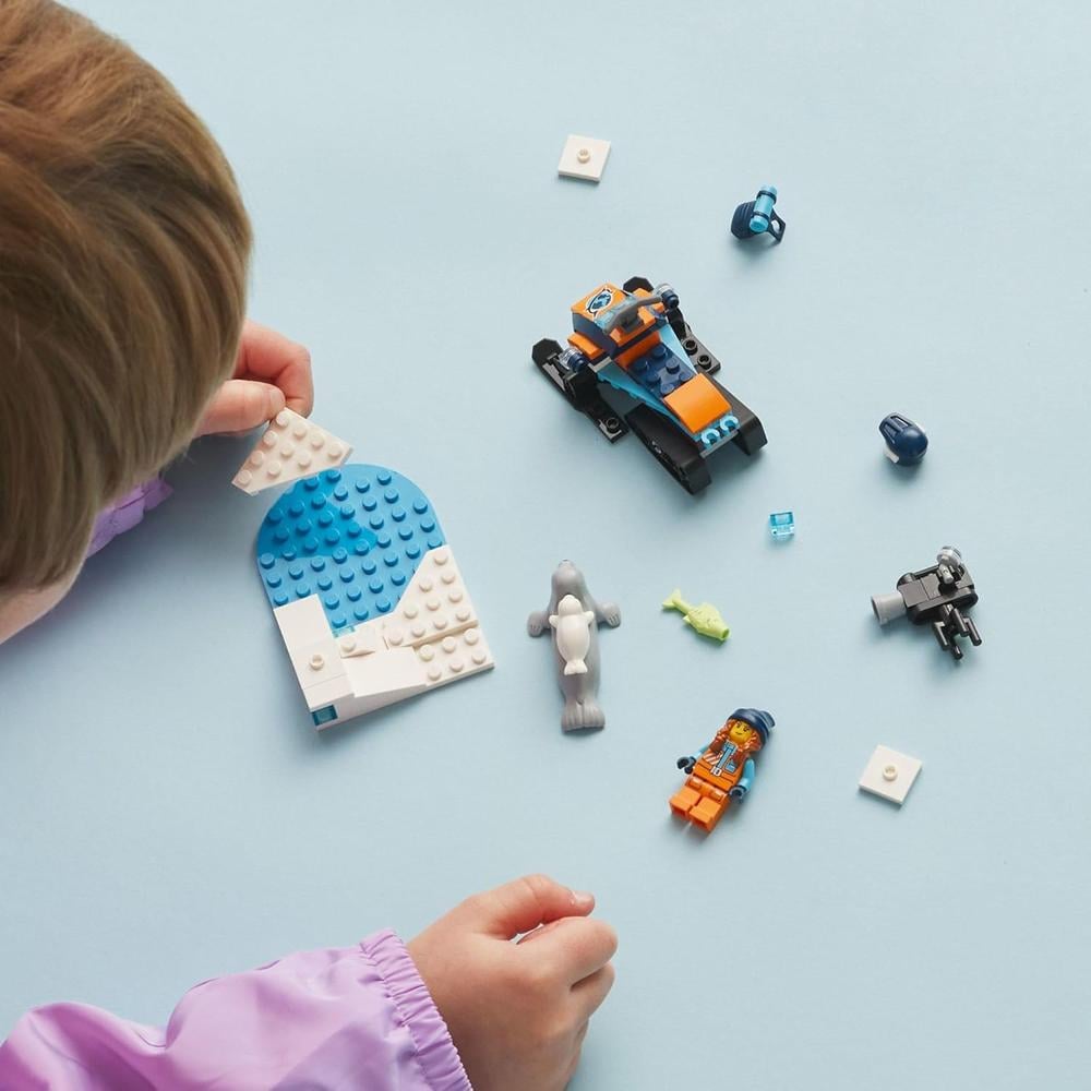 LEGO CITY MOTONIEVE EXPLORADORA ÁRTICA SET DE CONSTRUCCIÓN CON MINIFIGURAS Y FOCAS - 3
