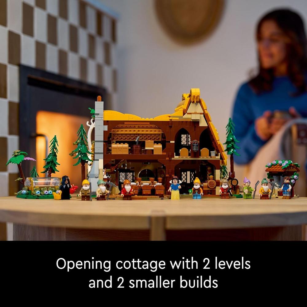 LEGO DISNEY CASITA DE BLANCANIEVES Y LOS SIETE ENANITOS, SET DE PRINCESAS DISNEY - 3